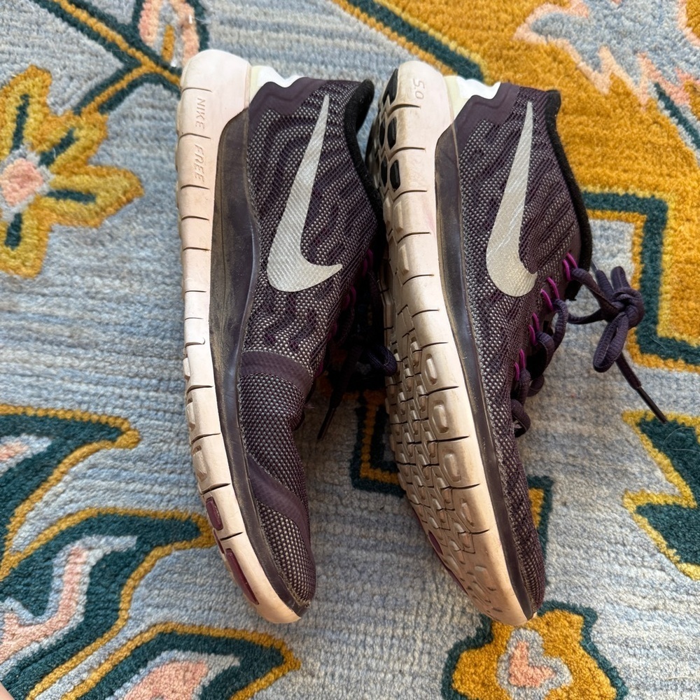 Nike Free Run 5.0 H2O Repel Purple Sneakers Women’s 8